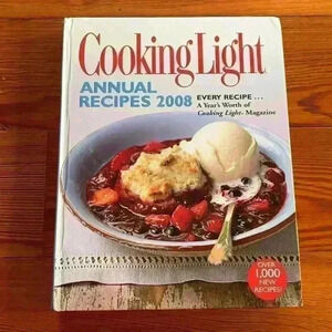 Cookbook....Cooking Light Annual Recipes 2008/Perfect for Christmas Gift